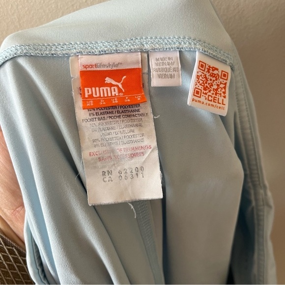 Puma White and Blue Striped Athletic Skort XS - Picture 10 of 13